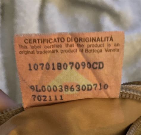 bottega veneta nfc tag|Bottega Veneta serial number tag.